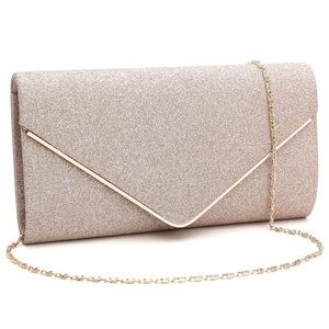 Women’s shining envelope clutch
